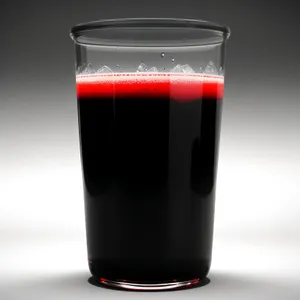 Red Wine Glass on Bar for Celebration