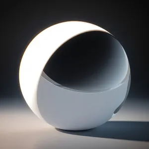 3D Relief Glass Cup Design Symbol