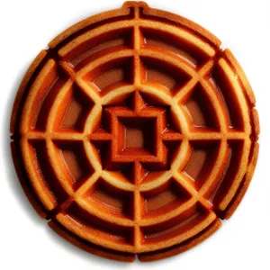 3D Cord Circle Labyrinth Symbol