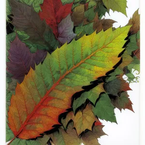 Autumnal Maple Leaves - Vibrant Foliage in Fall