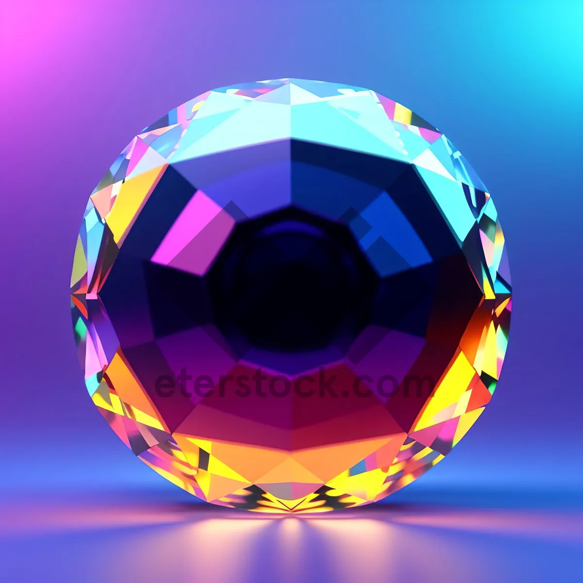 Picture of Gemstone Planet: Glowing Soccer Championship Icon