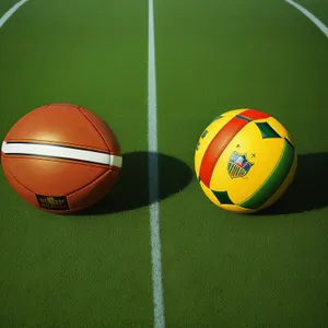 World Cup Soccer Ball on Grass Field