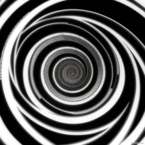 Spiraling Geometric Motion: A Digital Fractal Coil