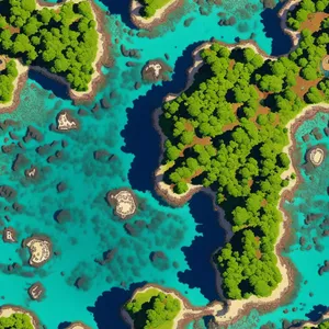 Underwater Coral Reef Map: Exploring the Beautiful Oceanic Archipelago