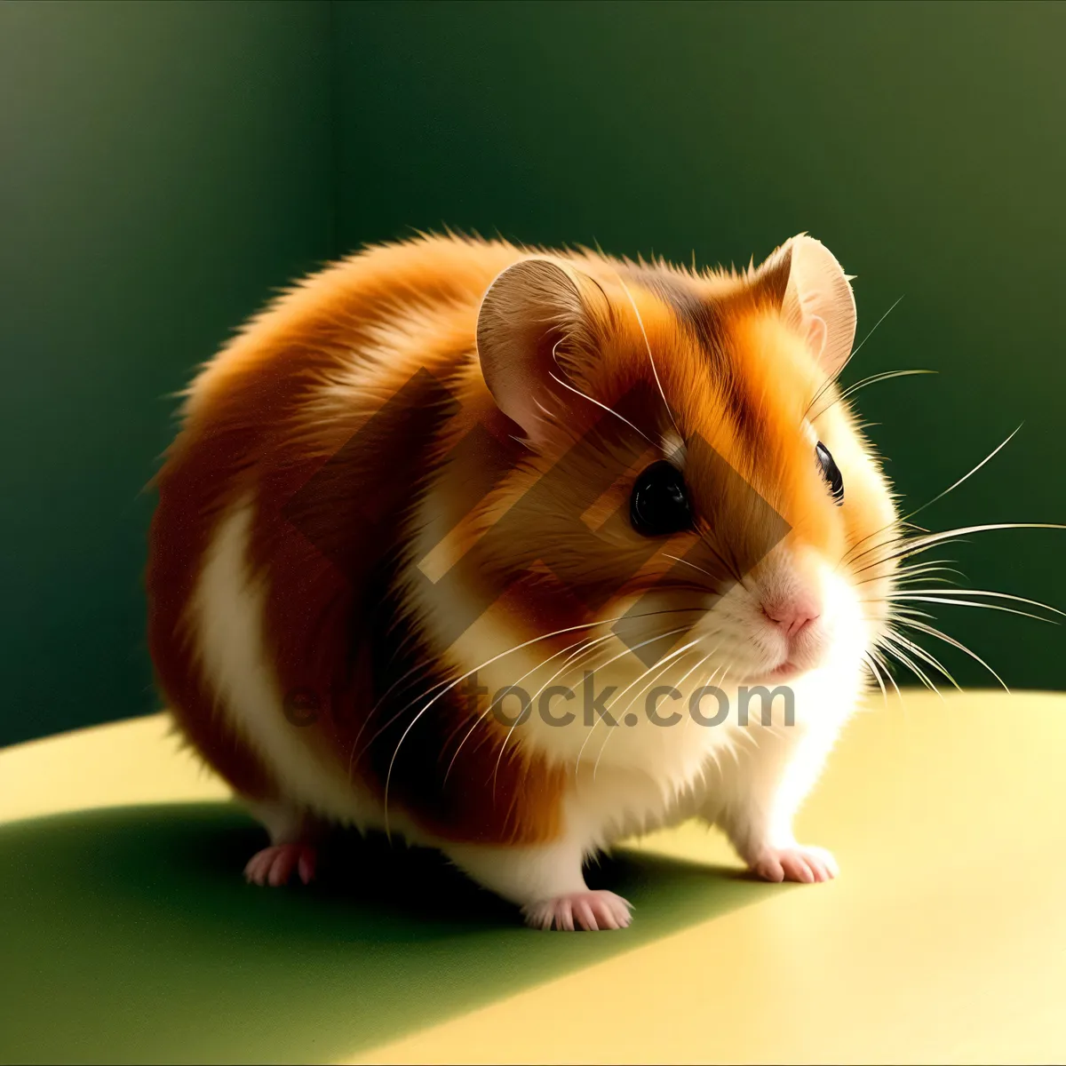 Picture of Furry Friend Fluffball: Adorable Hamster with Whiskers