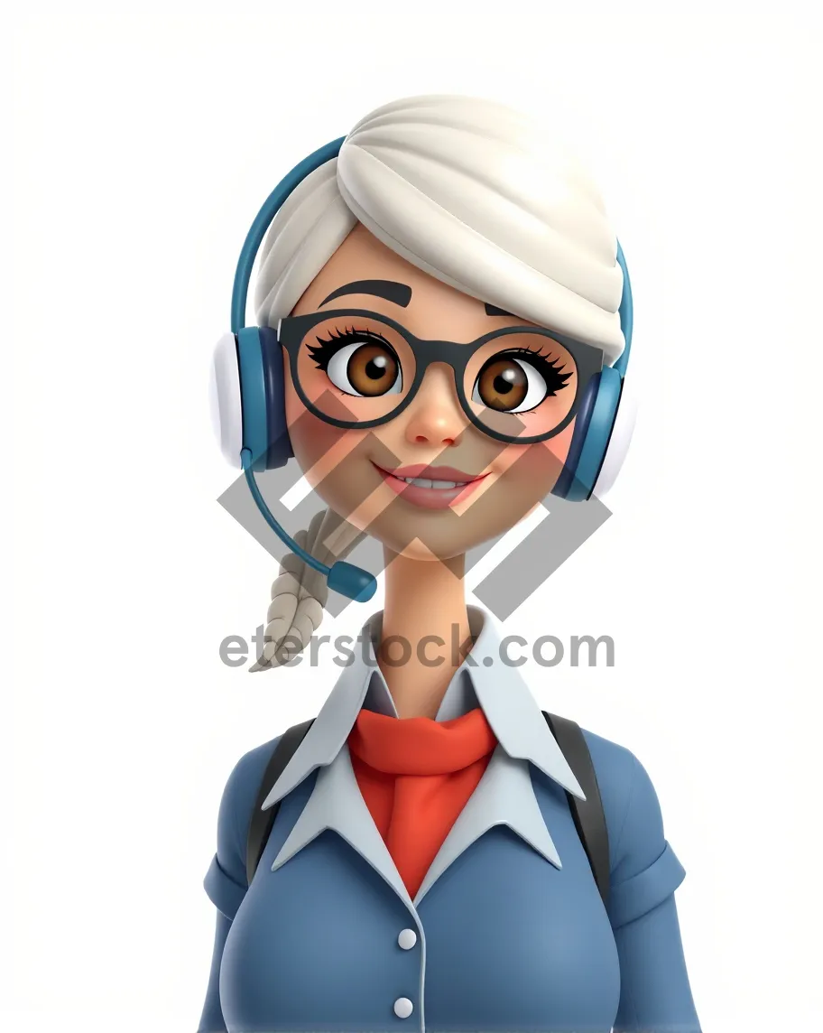 Picture of Cartoon Face with Goggles