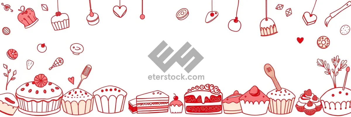 Picture of Floral Pattern Design Element Set Icon