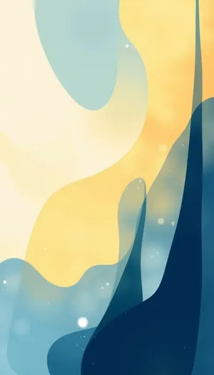 Modern Waves in Colorful Light Graphic Design