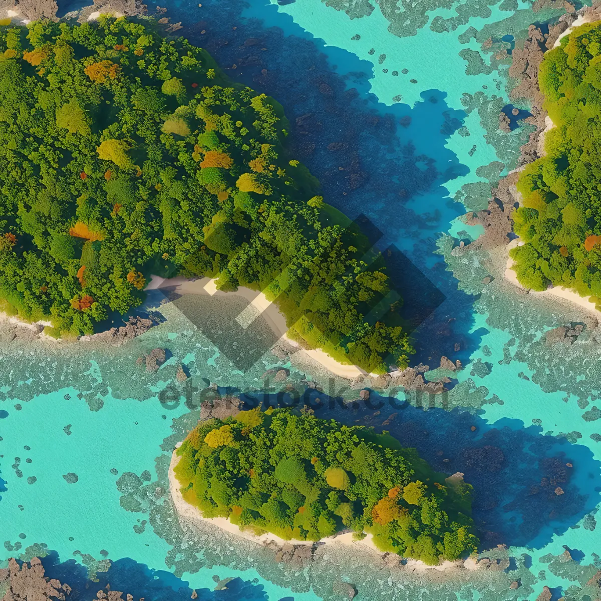 Picture of Diverse Marine Life in Vibrant Coral Reefs.