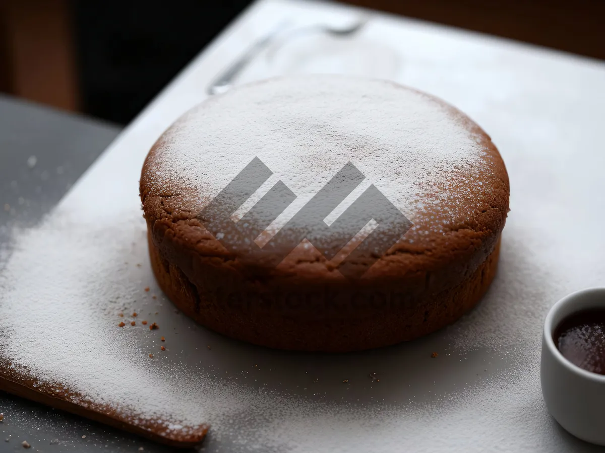 Picture of Sweet chocolate pastry with creamy filling.