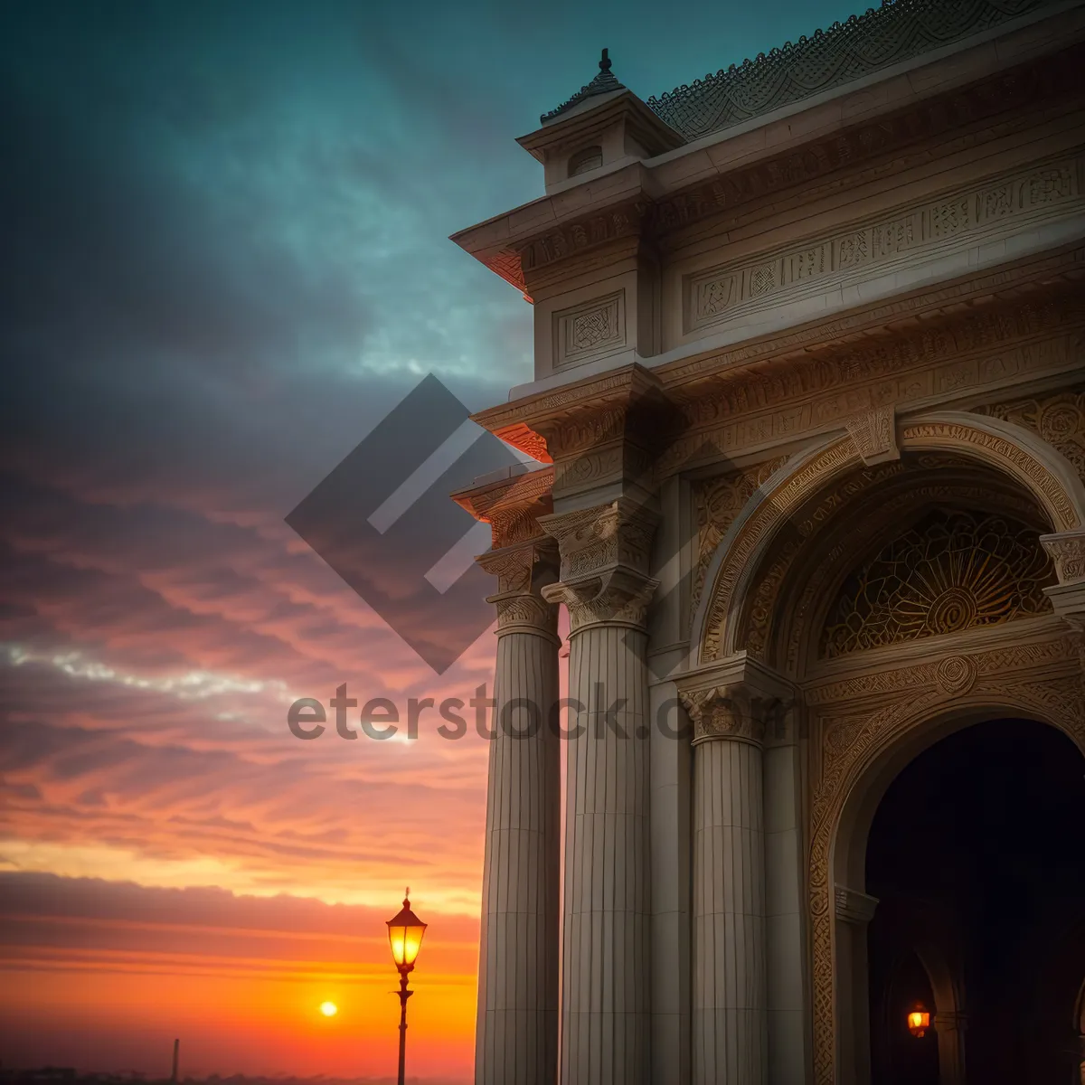 Picture of Stone Triumph: Iconic Arch in Historic City