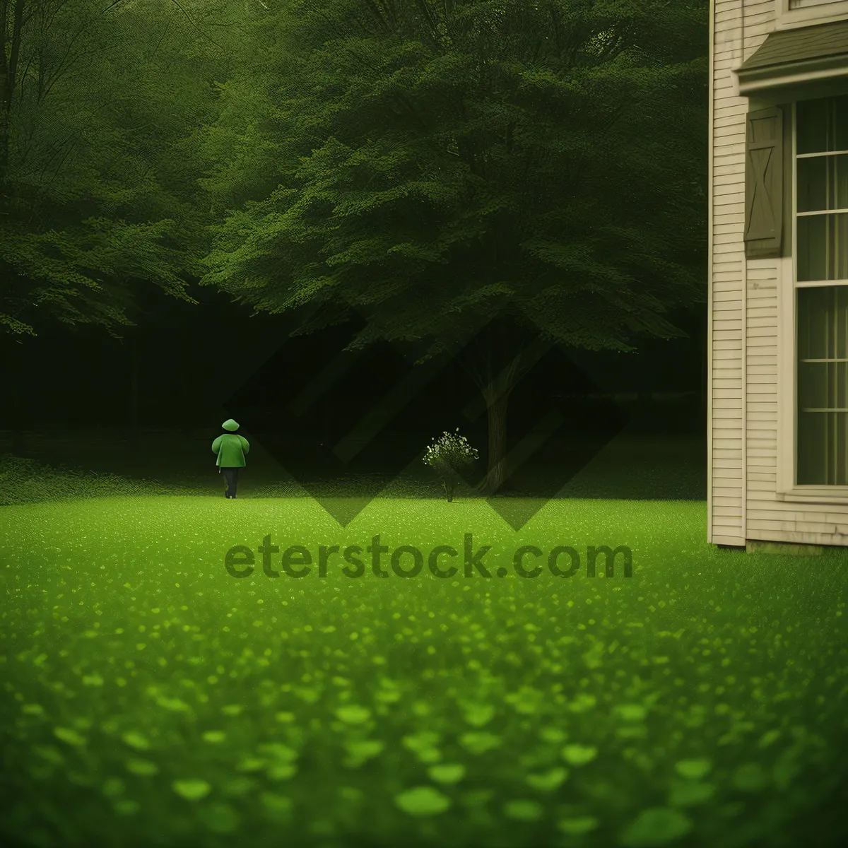 Picture of Lush Green Golf Course Meadow