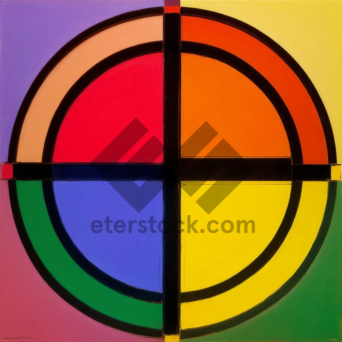 Picture of Round World Button Icon - Shiny Sphere Design