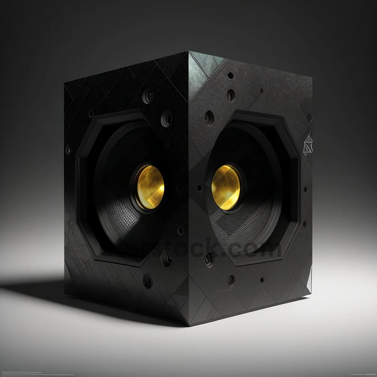 Picture of Modern Black Stereo Speaker - Ultimate Sound Experience