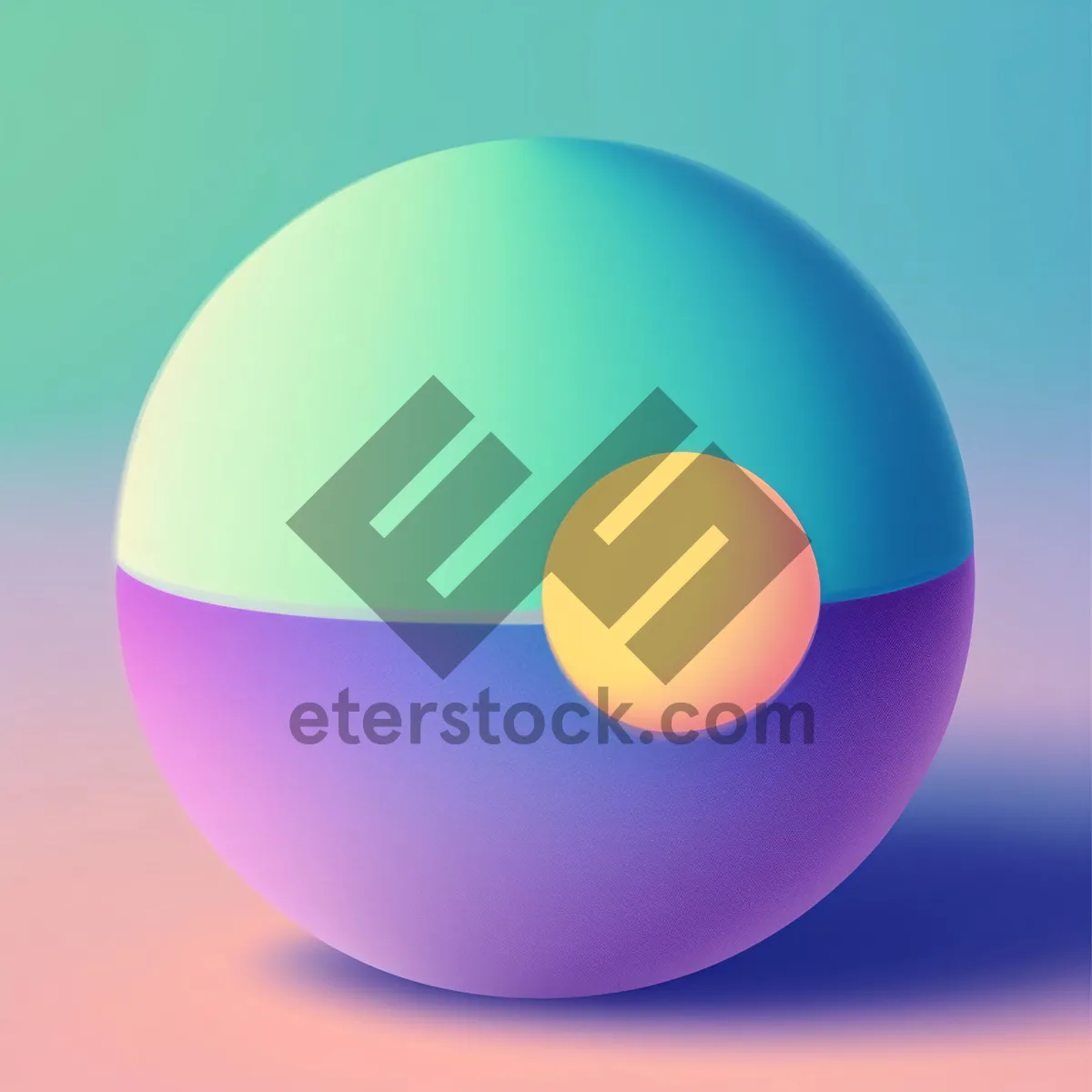 Picture of Glossy Glass Button Set with Reflective Sphere