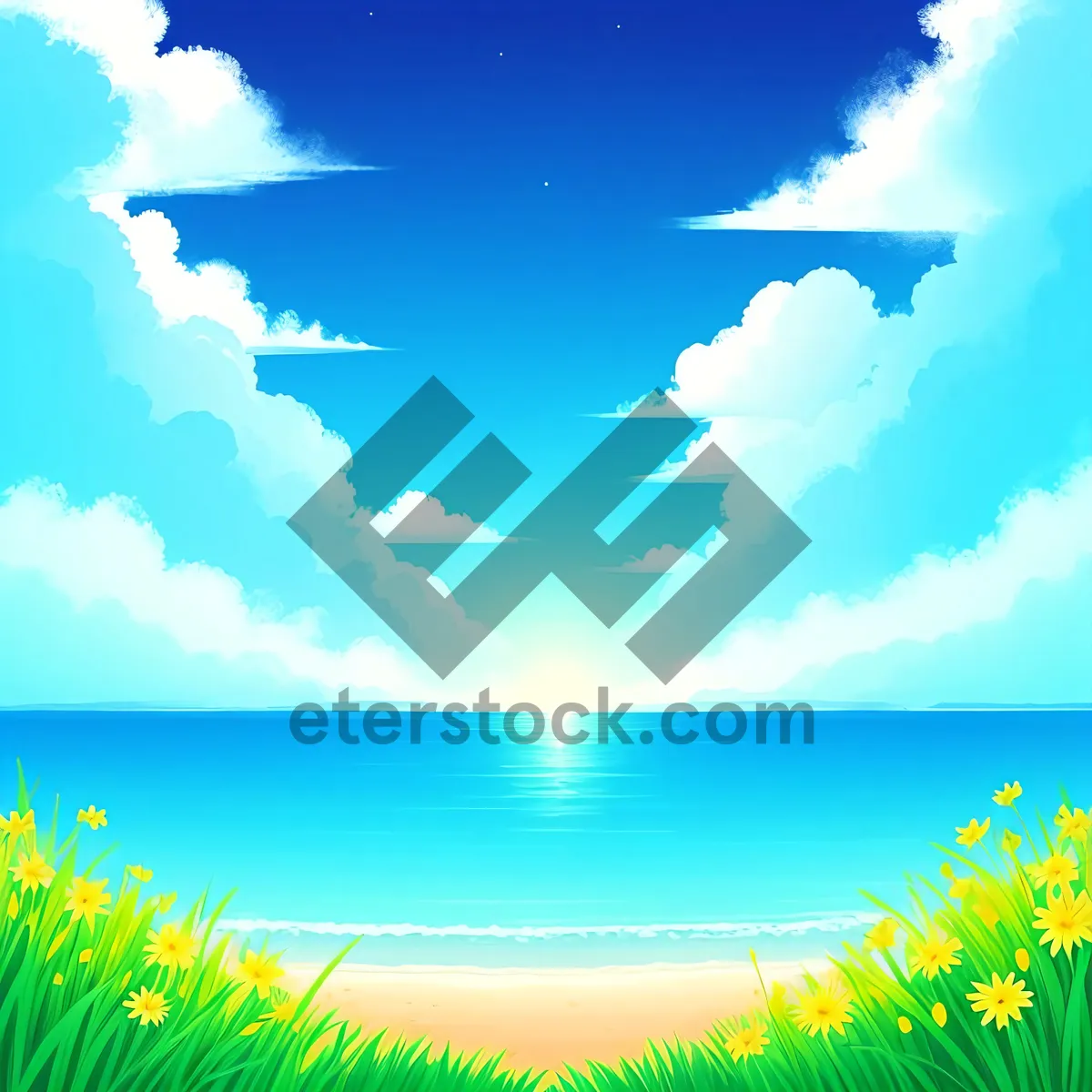 Picture of Winter Starry Sky - A Snowy Wallpaper for Seasonal Decoration