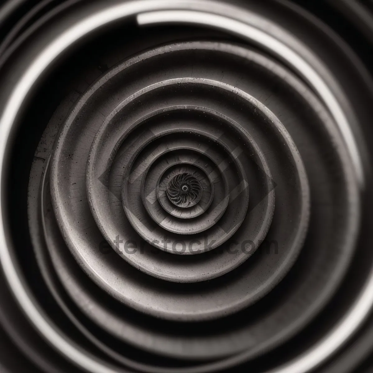 Picture of Dynamic Coil Twirl: Abstract Spiral Motion Design