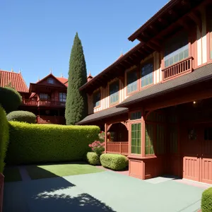 Modern Luxury Villa with Resort Patio Decor