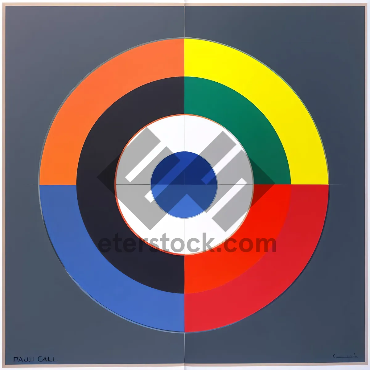 Picture of 3D Circle Design Business Symbol