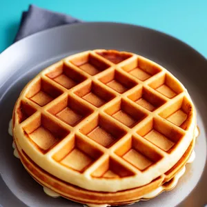 Delicious Chocolate Breakfast Pastry on Plate