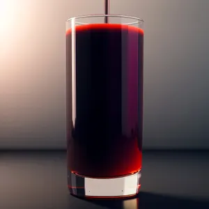 Refreshing Vodka Drink in Glass