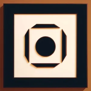 Modern Stereo Icon for Technology and Photography