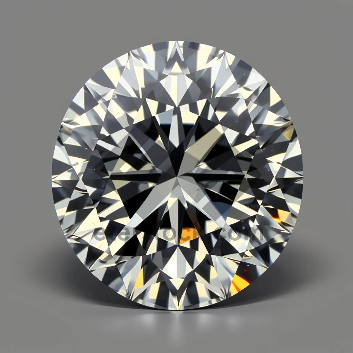 Picture of Round Faceted Black Diamond: Exquisite Jewel of Luxury