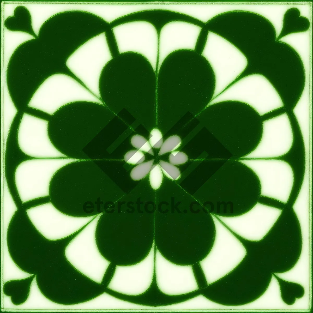 Picture of Lucky Spring Shamrock: Artistic Floral Holiday Design