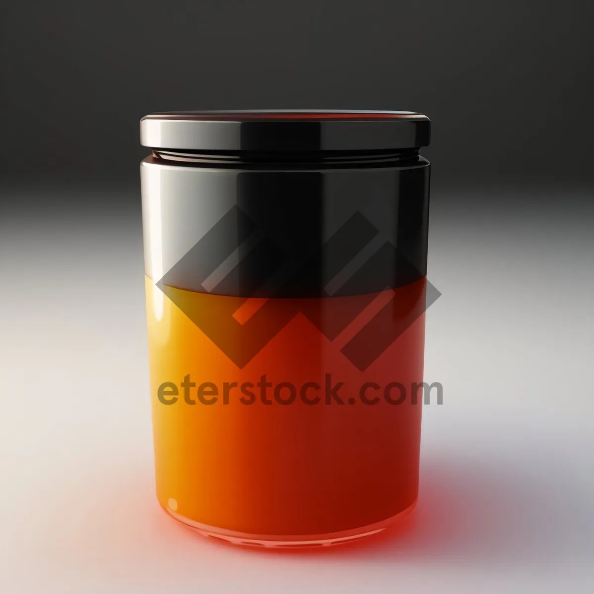 Picture of Refreshing Orange Juice in Glass Cup