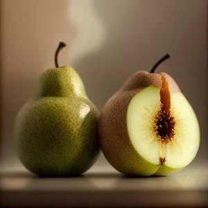 Fresh and Juicy Snack: Ripe Anchovy Pear with Kiwi