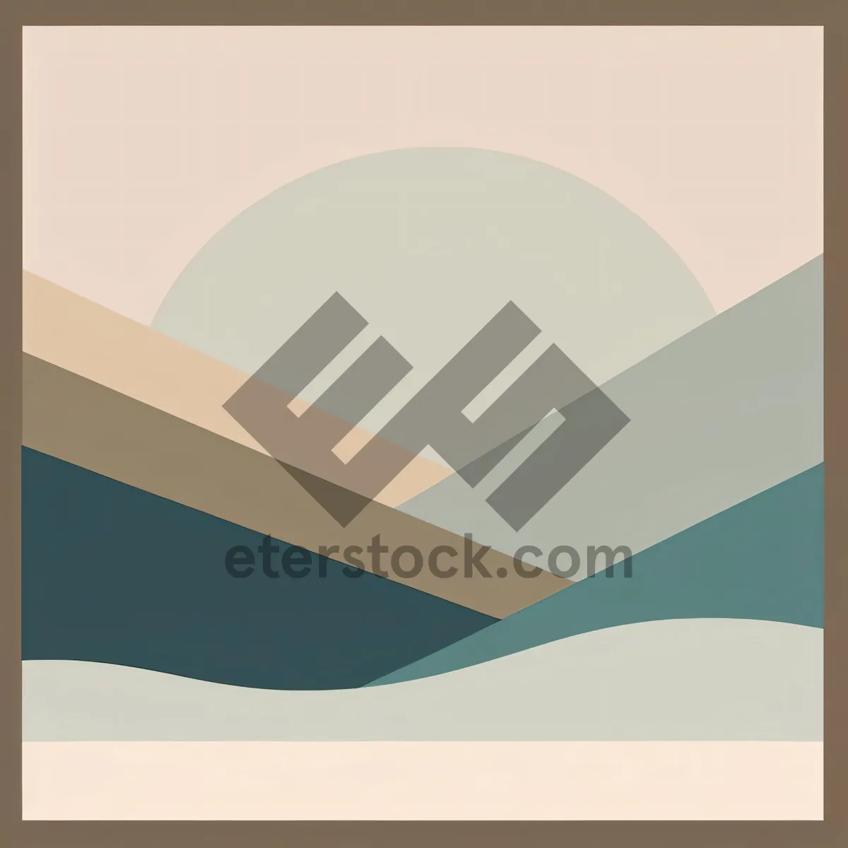 Picture of Abstract Geometric Wallpaper Design