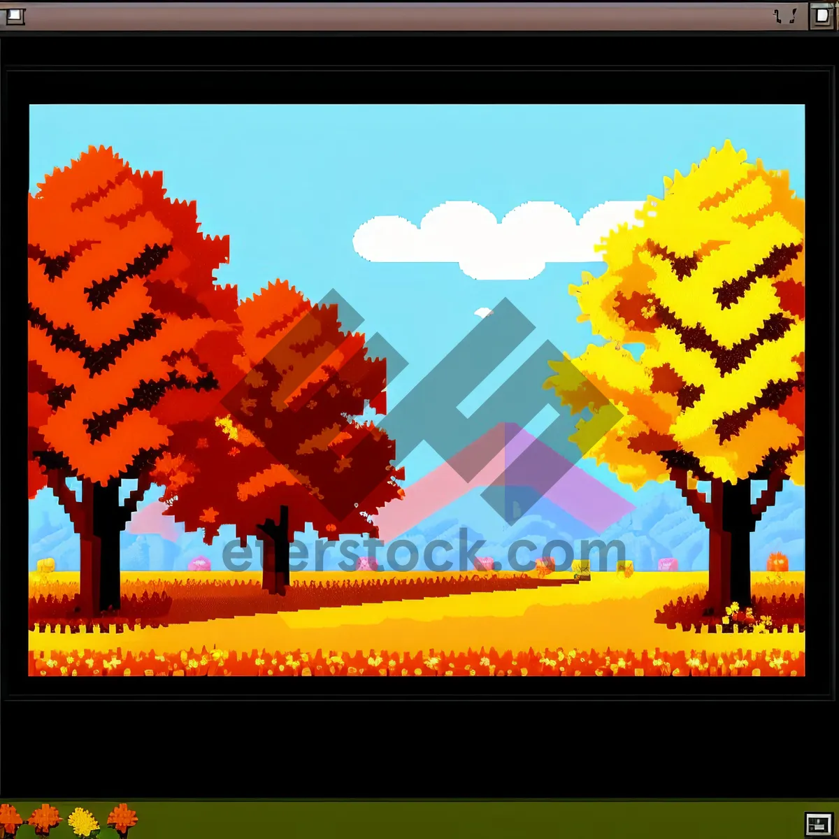 Picture of Stadium Crowd Cheering under Glowing Sunset