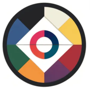 Glossy Round Button Icon for Web Design