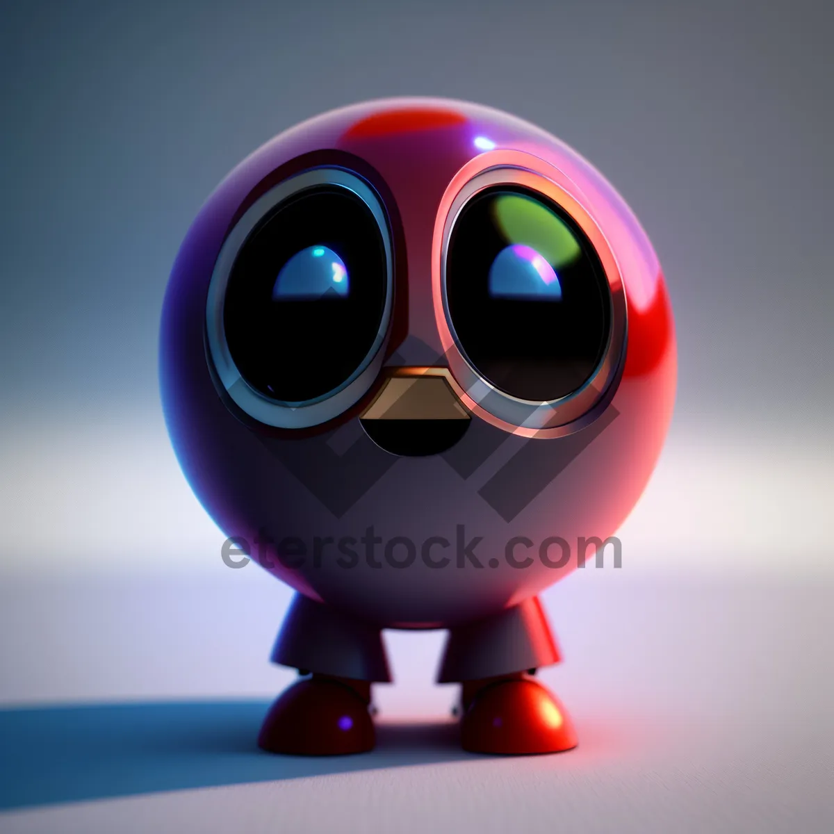 Picture of Cartoon 3D Automaton Character Buddy Man