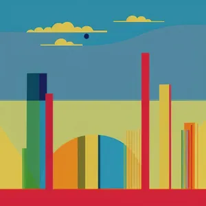 Dynamic Business Growth Chart with Arrows