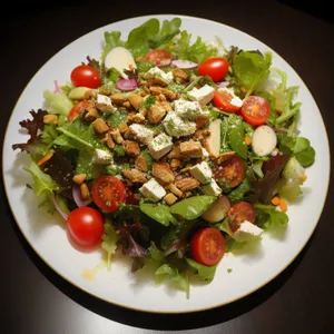 Grilled Chicken Salad with Fresh Vegetables