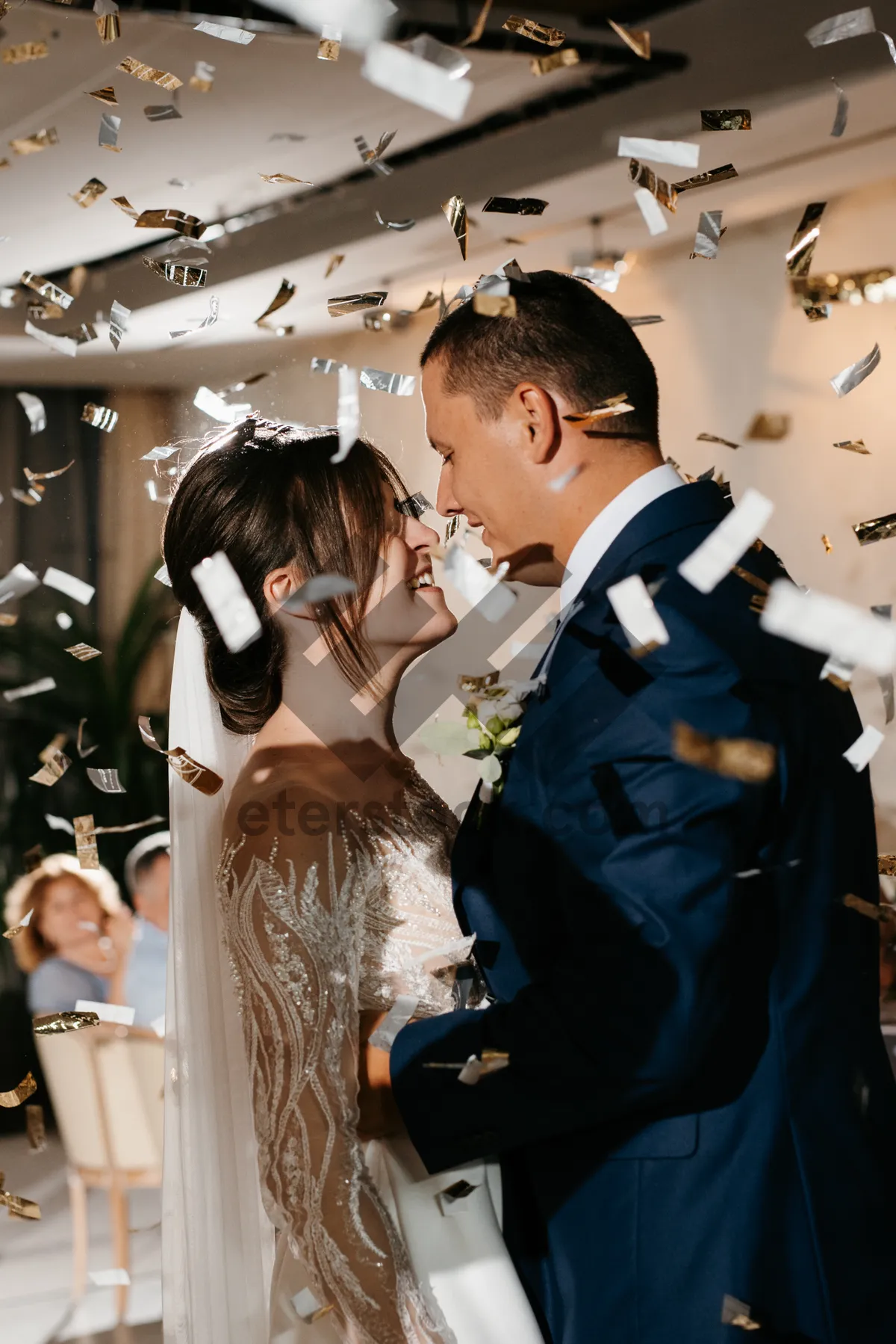 Picture of Happy couple at the hairdresser's salon