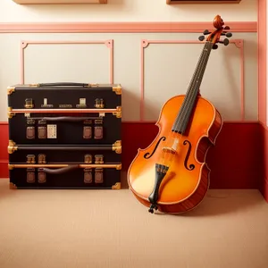 Jazz Guitarist Playing Acoustic Melody at Concert