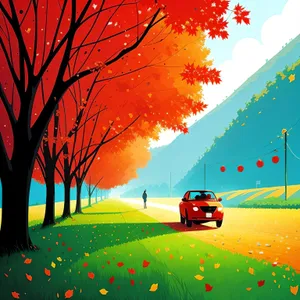 Vibrant Summer Horizon with Sunlit Sky