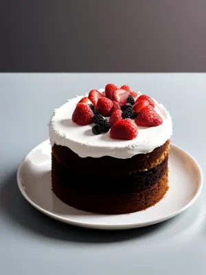 Delicious Berry Trifle with Fresh Berries and Cream