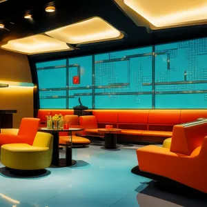 Modern Centerpiece: Elegant Interior Design with Contemporary Furniture