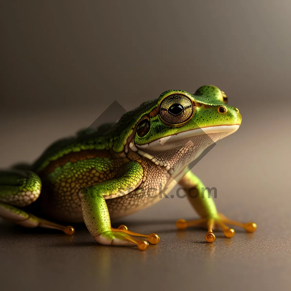 Picture of Vibrant Eyed Tree Frog in Green