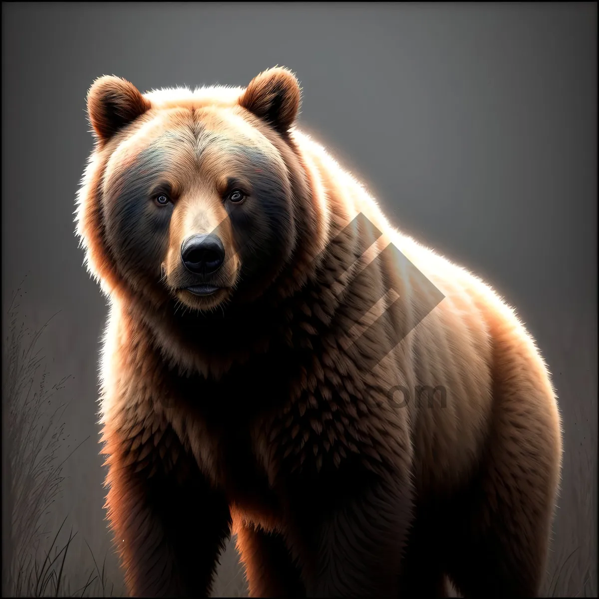 Picture of Majestic-Brown-Bear-in-the-Wildlife