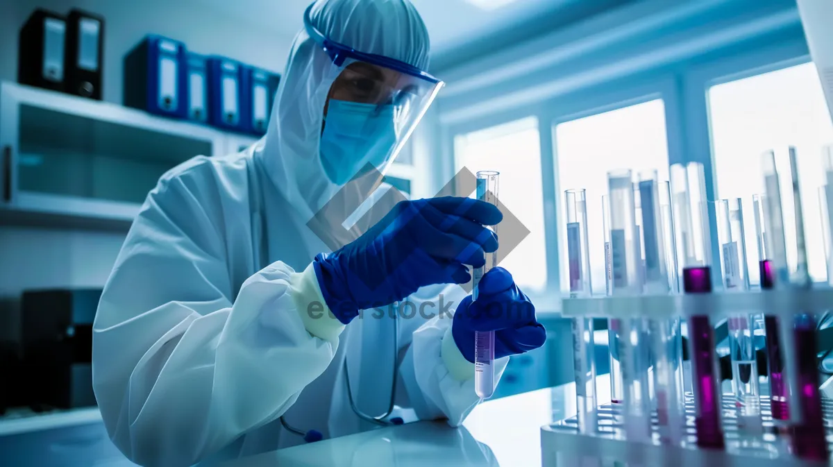 Picture of Medical professional team working in laboratory research.