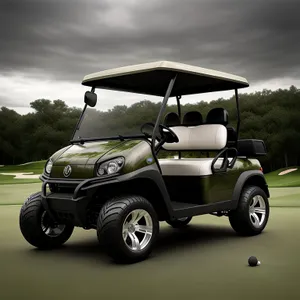 Speeding on the Green: Luxury Golf Car