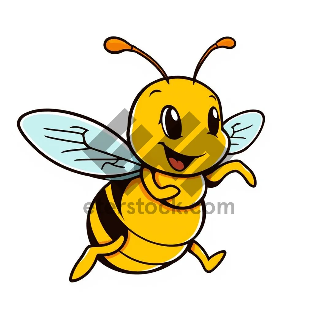 Picture of Happy Cartoon Animal Character