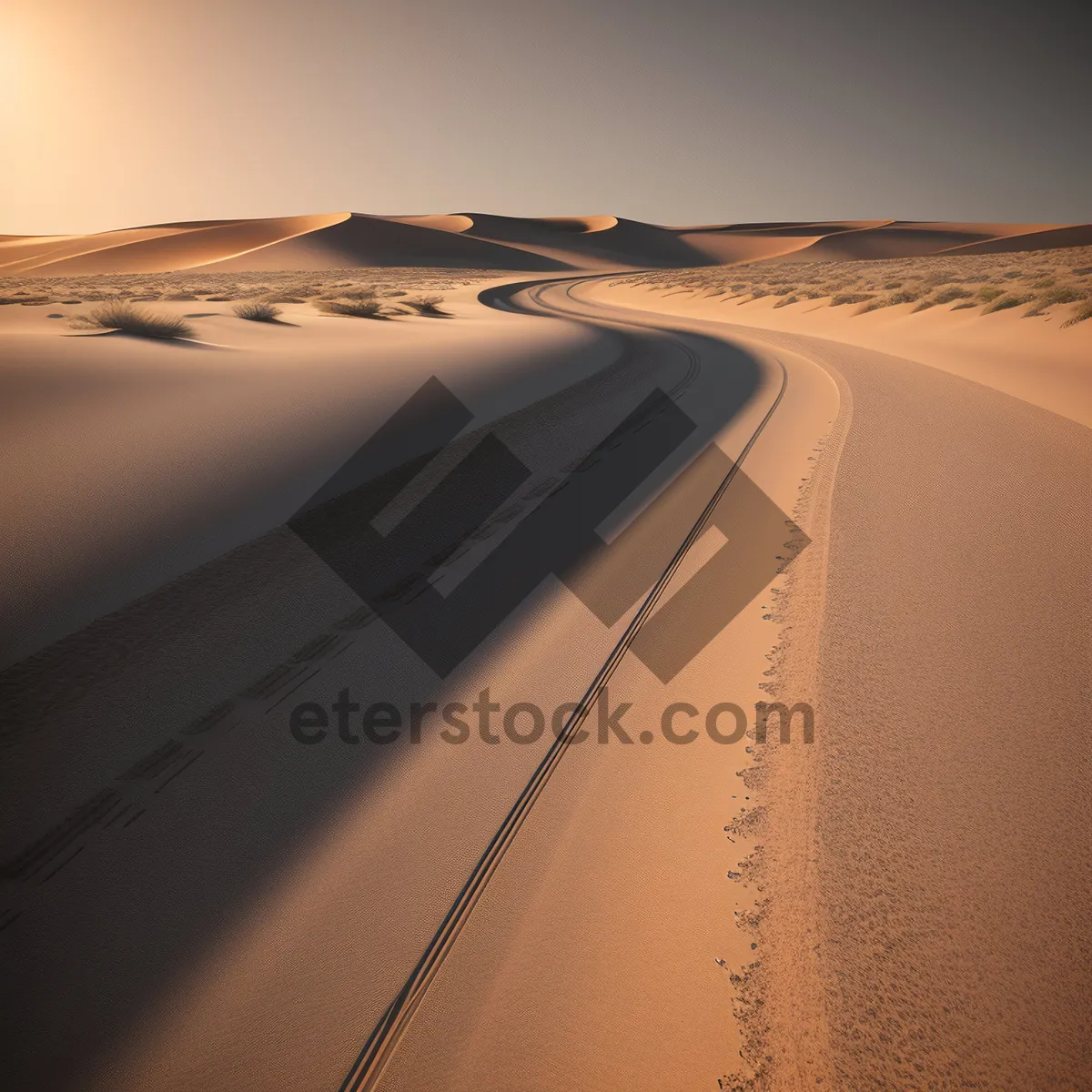 Picture of Dune Horizon: A Epic Desert Landscape Journey