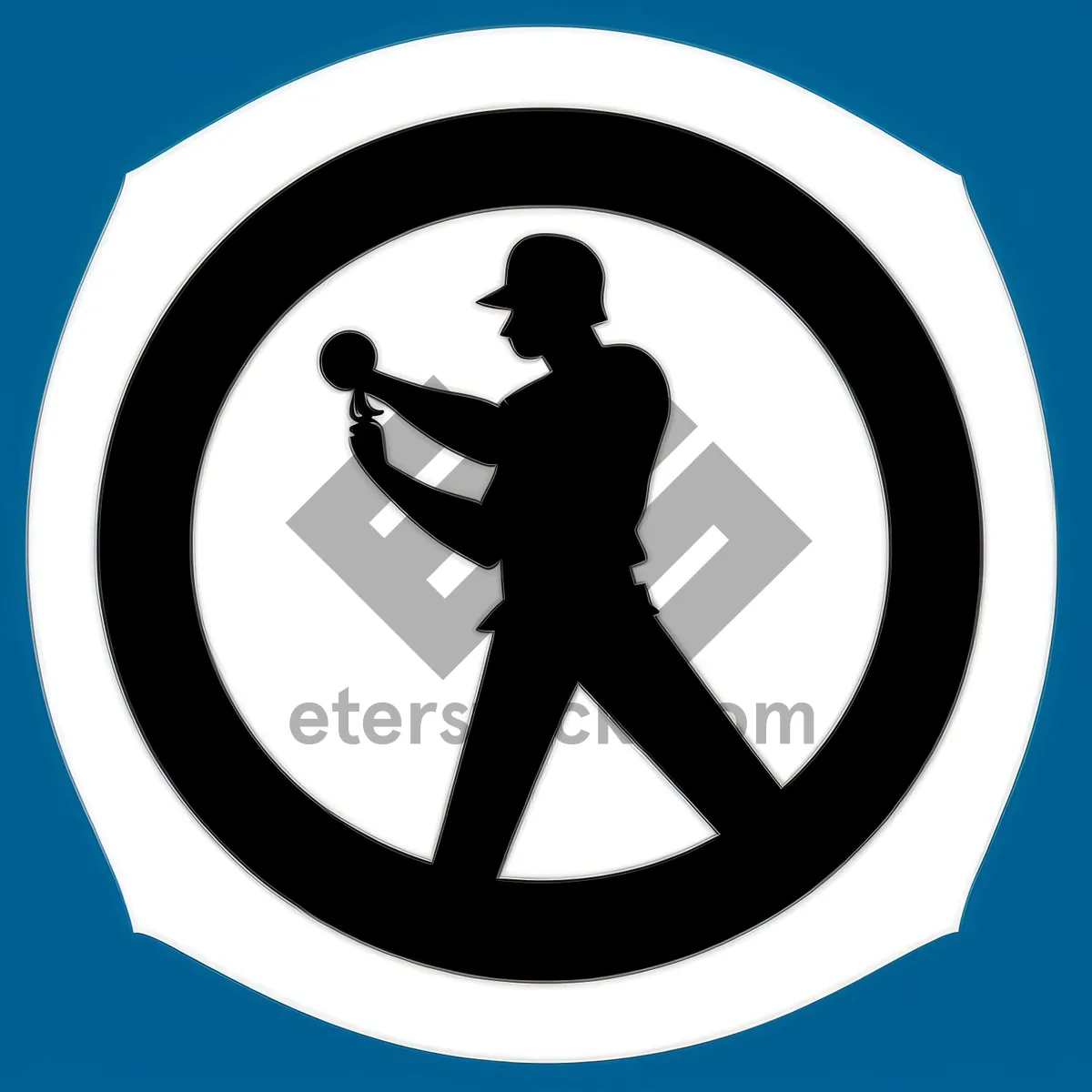 Picture of Black Silhouette Symbol Icon