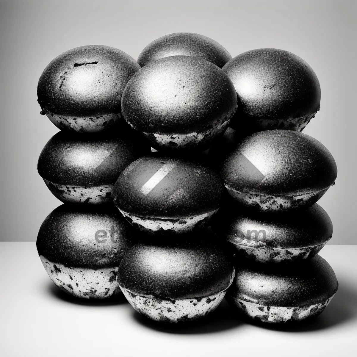 Picture of Tranquil Black Stone Stack Therapy Meditation Spa