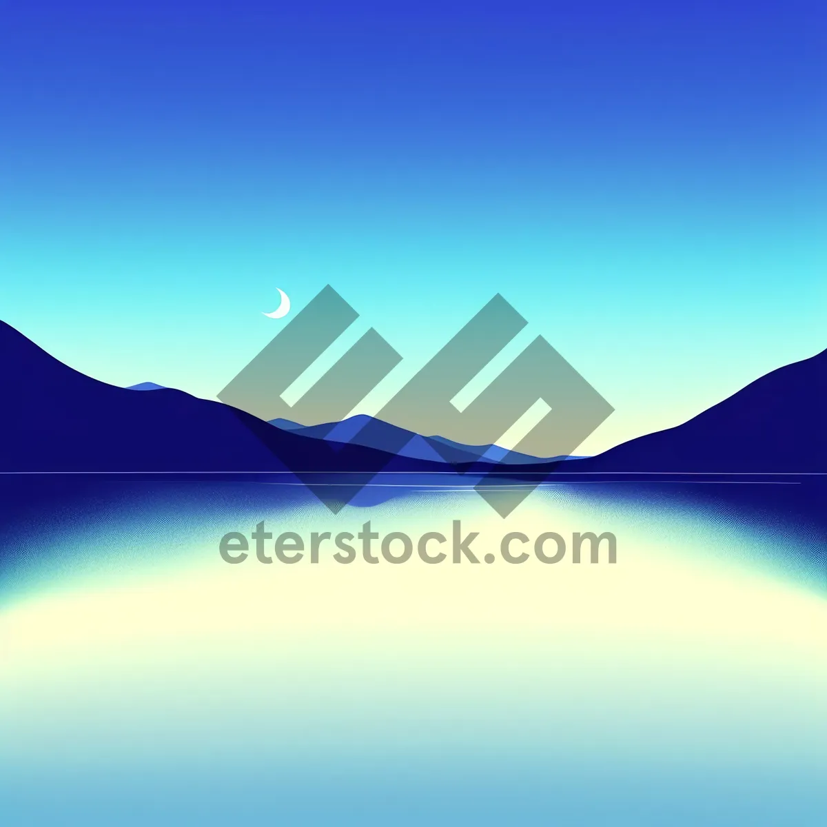 Picture of Serenity over Desert: Sunsets, Mountains, and Meadows.